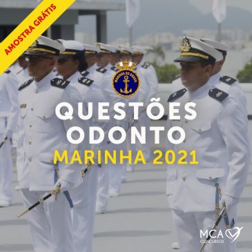 Questões Odonto Marinha 2021 – Amostra Grátis