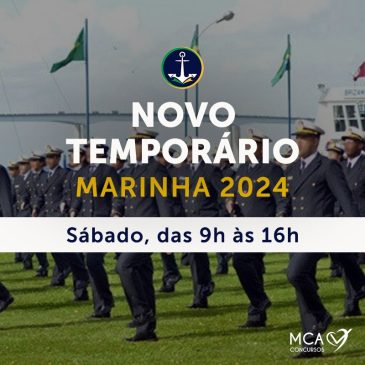 NOVO Temporário Marinha 2024