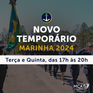 NOVO Temporário Marinha 2024 – ONLINE