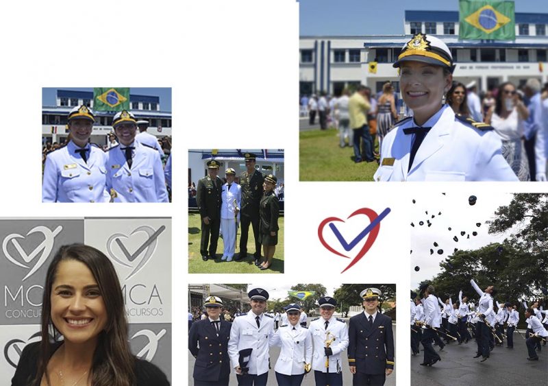 Mural de fotos alunos aprovados em Concurso Público das Forças Armadas - MCA Concursos
