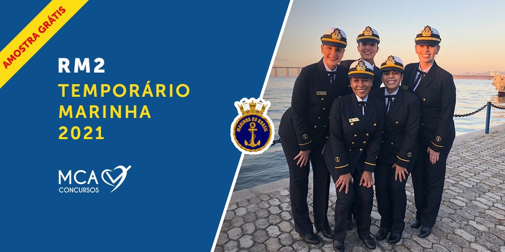 Amostra Grátis RM2 Temporário Marinha 2021 - MCA Concursos