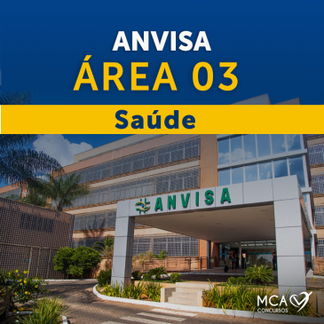 ANVISA – Área 03: SAÚDE